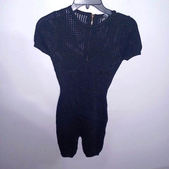 Hera Collection Pants - Hera Collection- Black - 1 Piece - Short Jumpsuit- W Sz Small